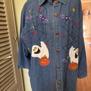 Tantrums Halloween Jean Shirt Size 3 Xl